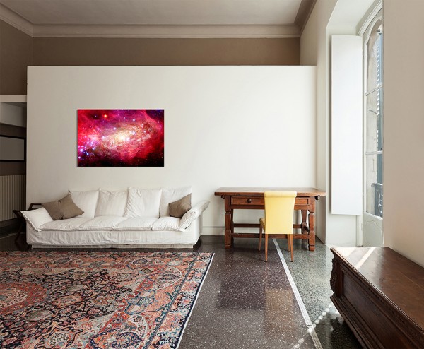 120x80cm Sterne Galaxie Weltall