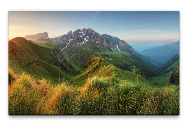 Bilder XXL Gebirgslandschaft Wandbild auf Leinwand