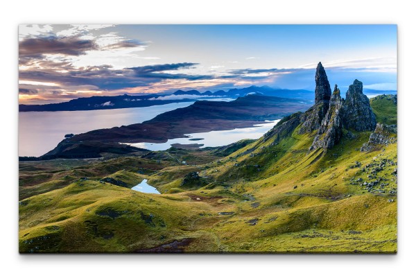 Bilder XXL Schottland Wandbild auf Leinwand