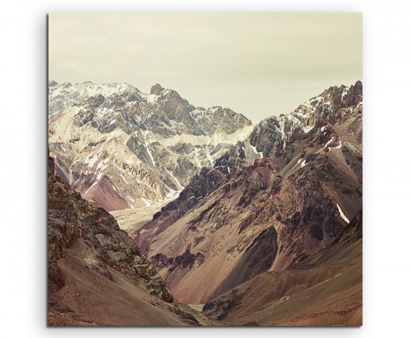 Landschaftsfotografie – Aconcagua Nationalpark, Argentinien auf Leinwand