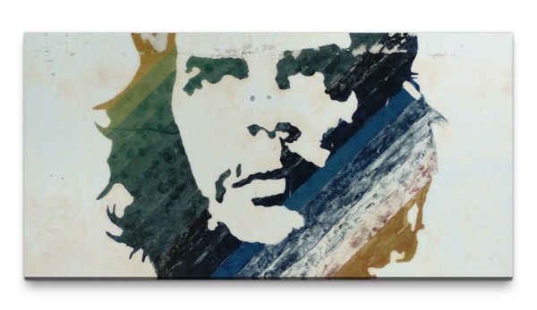 Bilder XXL Che Guevaragemälde auf Wand 50x100cm Wandbild auf Leinwand