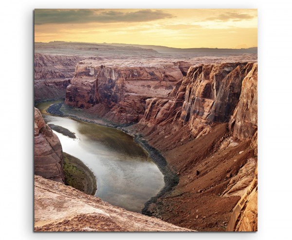 Landschaftsfotografie – Ausblick am Colorado River, USA auf Leinwand