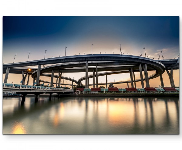 Bhumibol Brücke  Thailand - Leinwandbild