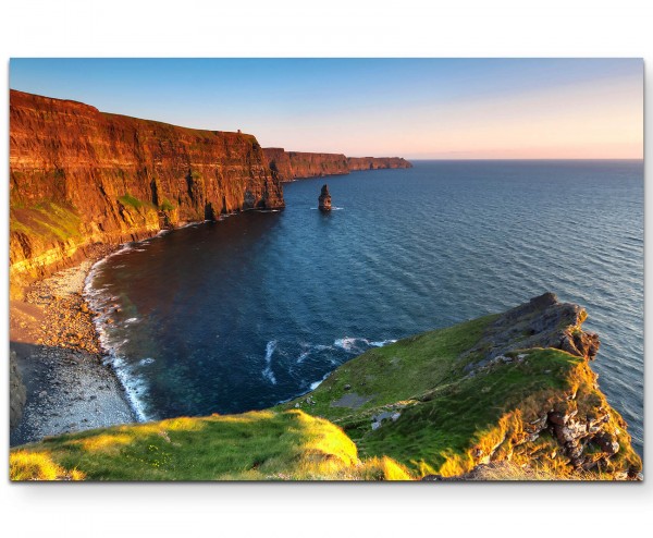 Cliffs of Moher - Sonnenuntergangsstimmung - Leinwandbild