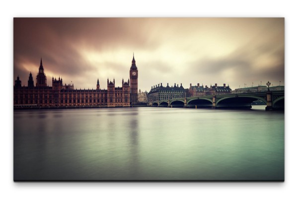 Bilder XXL London mit Tower Wandbild auf Leinwand