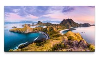 Bilder XXL Indonesien Küste 50x100cm Wandbild auf Leinwand