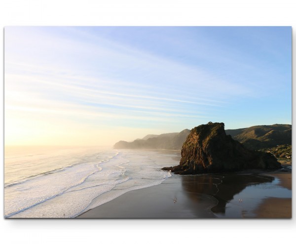 Felsen am Strand  Fotografie - Leinwandbild