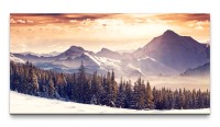 Bilder XXL In den Alpen 50x100cm Wandbild auf Leinwand