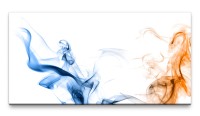 Bilder XXL Rauchschwaden 50x100cm Wandbild auf Leinwand