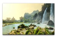 Bilder XXL Wasserfälle Wandbild auf Leinwand