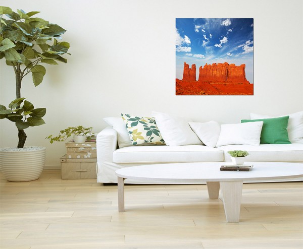 120x80cm Monument Valley USA Fels Himmel Wolken