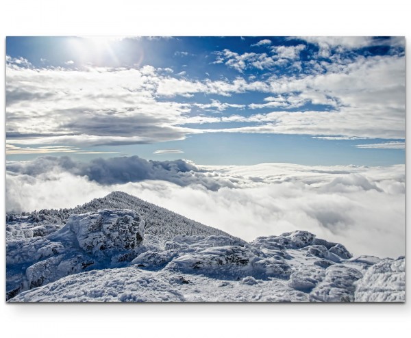 Naturaufnahme  Himmelswolken in New Hampshire - Leinwandbild