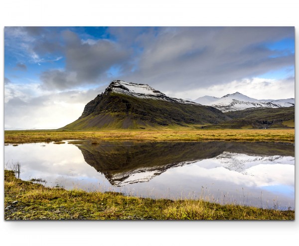 Berge in Island - Leinwandbild