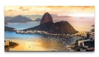 Bilder XXL Rio De Janeiro Zuckerhut 50x100cm Wandbild auf Leinwand