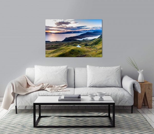 Schottland Panorama Wandbild in verschiedenen Größen