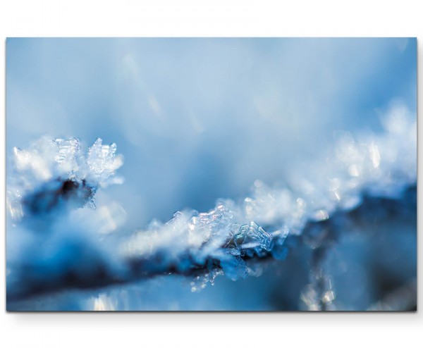 Eiskristalle Winter - Leinwandbild