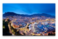 Bilder XXL Monte Carlo bei Dämmerung Wandbild auf Leinwand