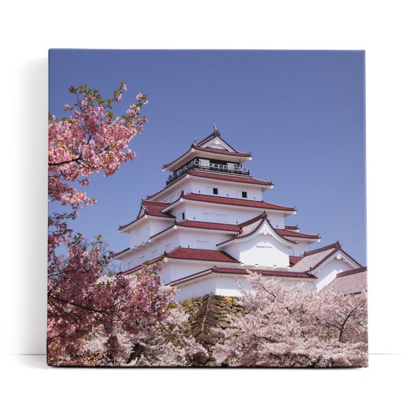 Burg Aizu-Wakamatsu Kranichburg japanisches Schloss Japan