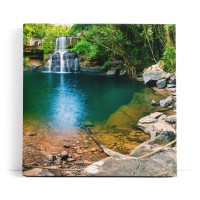 Wasserfall Dschungel Wasser Natur Grün Thailand