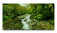 Bilder XXL Wildes Wasser 50x100cm Wandbild auf Leinwand