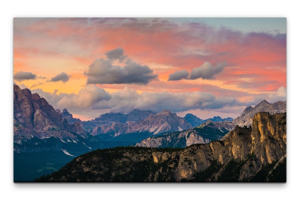 Bilder XXL Gebirge Wandbild auf Leinwand