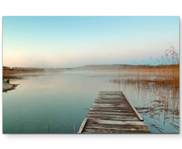 Landschaftsfotografie Sonnenaufgang im Nebel - Leinwandbild