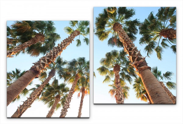 Tropische Palmen Wandbild in verschiedenen Größen
