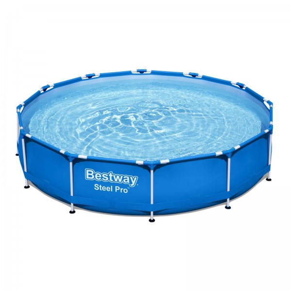 Bestway 56681 Steel Pro™ Frame Pool Set, rund, mit Filterpumpe 366 x 76 cm