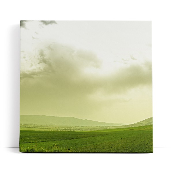 Landschaft Natur Berge Hügel Grün Himmel