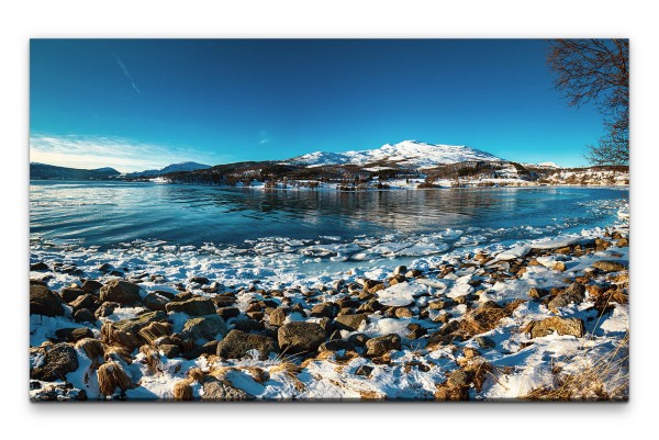 Bilder XXL Panorama in Norwegen Wandbild auf Leinwand