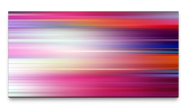 Bilder XXL Bunt gestreift 50x100cm Wandbild auf Leinwand