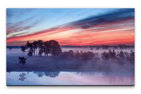 Bilder XXL Dämmerung Wandbild auf Leinwand