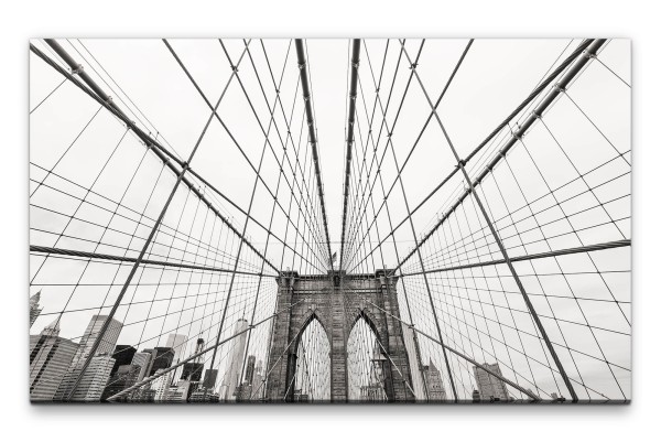 Bilder XXL New York City Bridge Wandbild auf Leinwand