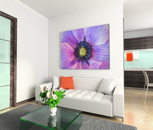 120x80cm Wandbild Blume Blüte Nahaufnahme