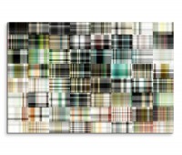 120x80cm Wandbild Hintergrund abstrakt Kunst Quadrate bunt