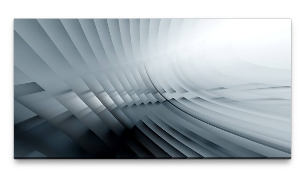 Bilder XXL Abstrakte Linien 50x100cm Wandbild auf Leinwand