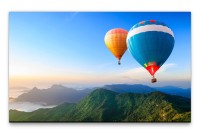 Bilder XXL Heißluftballons am Himmel Wandbild auf Leinwand