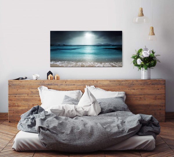 Meer mit Strand Wandbild in verschiedenen Größen