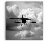 Künstlerische Fotografie – fliegen flugzeug technik reisen verreisen reise in Wolkenlandschaft auf L