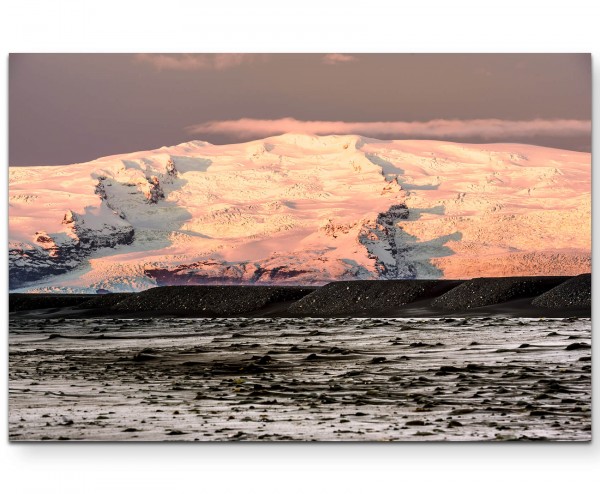 Fjord Landschaft Berge - Leinwandbild