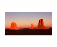 120x60cm USA Monument Valley Felsen Abendrot