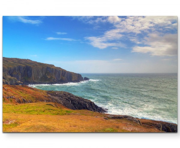 Landschaft  Blick übers Meer - Leinwandbild