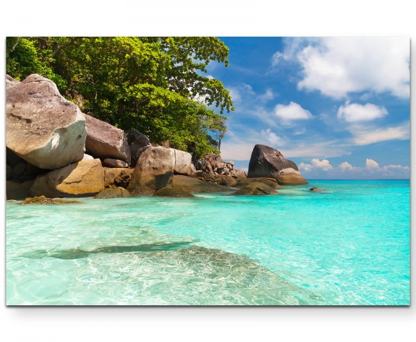 Landschaftsfotografie Similan Islands Thailand - Leinwandbild