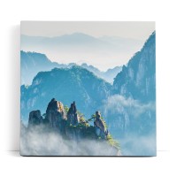 Mount Huangshan Asien China Berge Gebirge Felsformationen