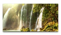 Bilder XXL Vietnamesischer Wasserfall Nahaufnahme 50x100cm Wandbild auf Leinwand