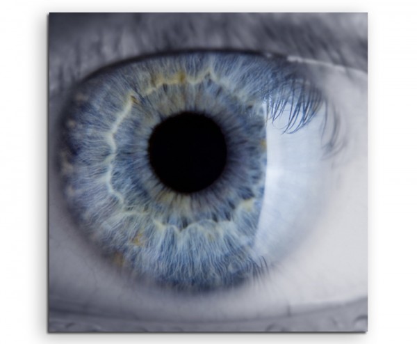 Künstlerische Fotografie Menschliches Auge auf Leinwand exklusives Wandbild moderne Fotografie für