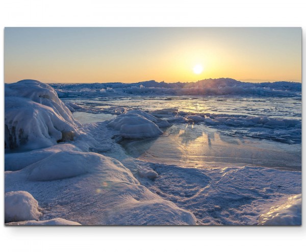 Baikalsee gefroren - Leinwandbild