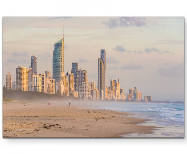 Blick von Surfers Paradise auf Gold Coast - Leinwandbild