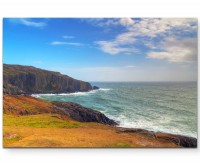 Landschaft Blick übers Meer - Leinwandbild