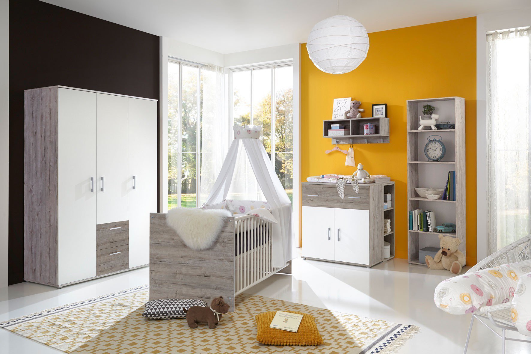 Babyzimmer FRANZI von Arthur Berndt Megaset 7 teilig | Möbel Direkt